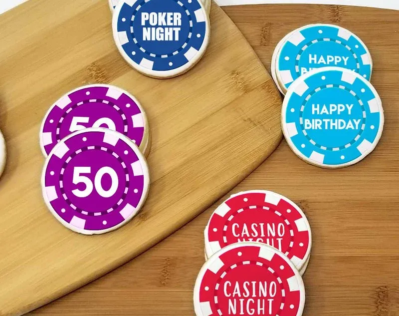 Casino-Atmosphäre mit leuchtenden Lichtern